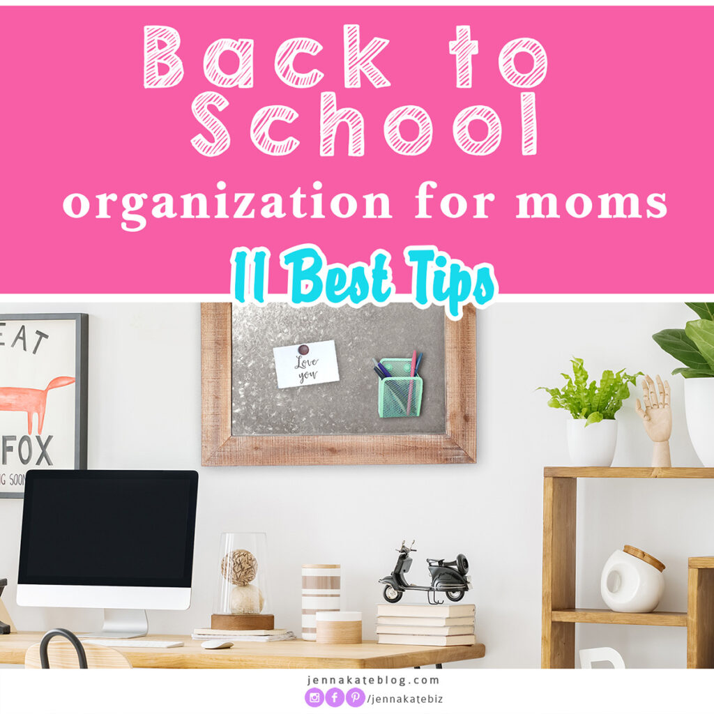 back to school organization for moms