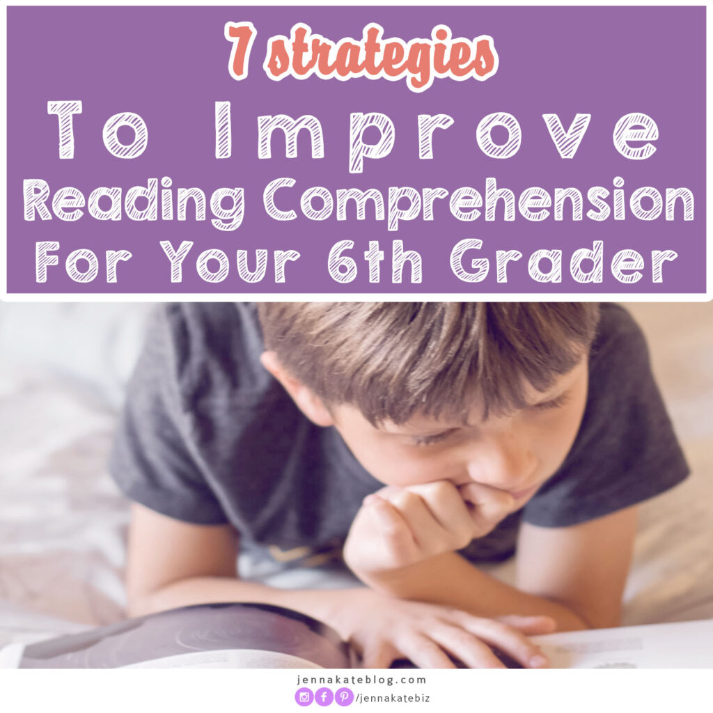 6th grade reading comprehension strategies to improve reading skills