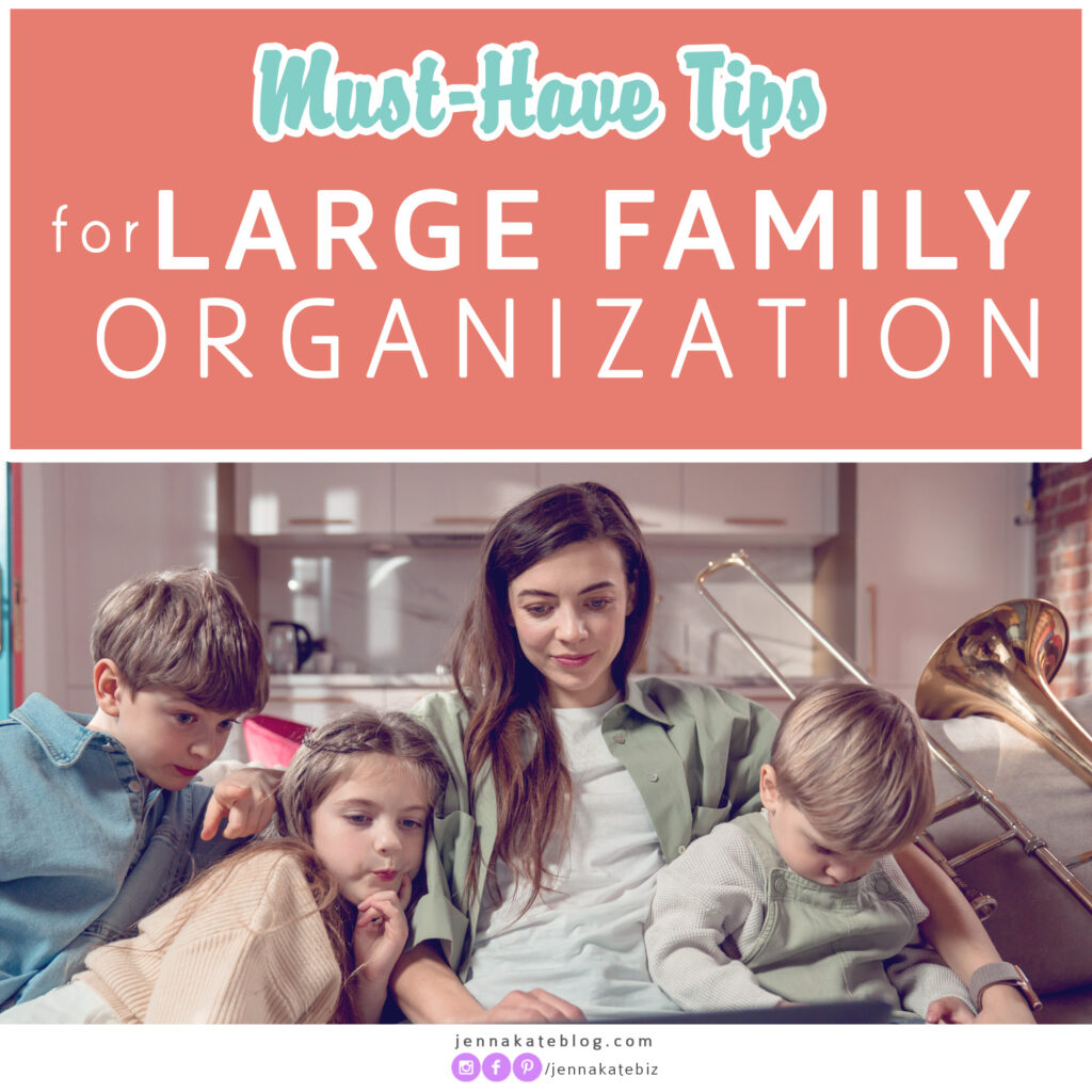 large family organization calendar command center
